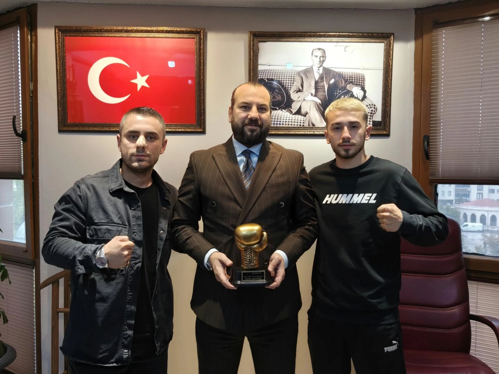 BAŞKAN NURİ AKTÜRK’ÜN OĞLU ALİ EYMEN  AKTÜRK’TEN RİNGDE ÖNEMLİ GALİBİYET