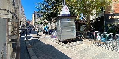 40 YER ALTI KONTEYNERİ ONARILARAK YENİDEN HİZMETE ALINDI