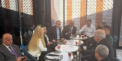 MHP KARESİ MUHTARLARLA BULUŞTU